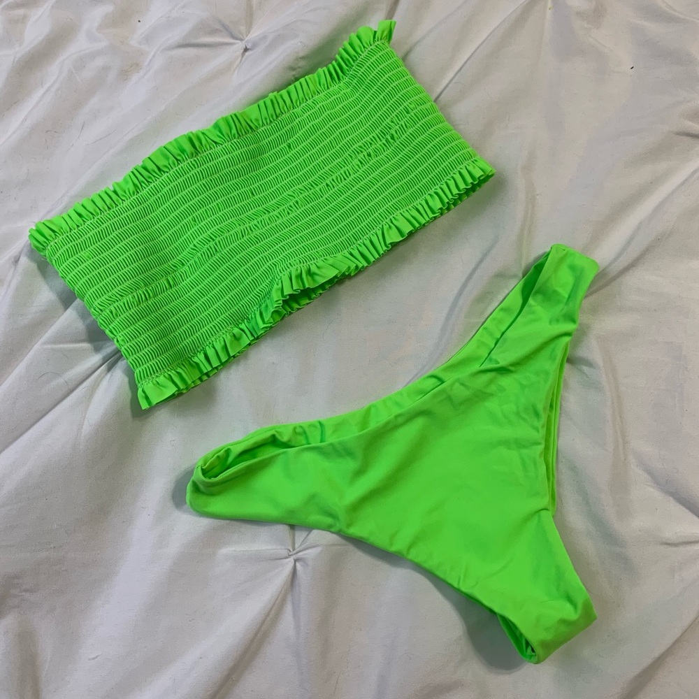 Green bikini